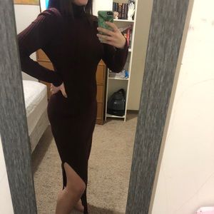 Reitmans maxi turtleneck dress